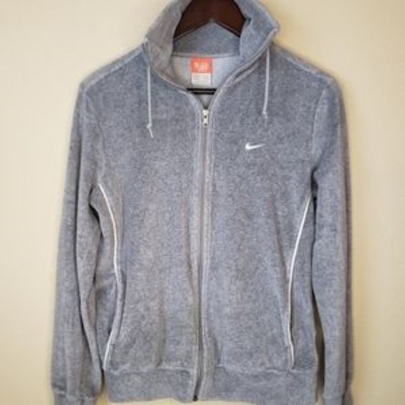 Nike Velour Zip Up Jacket - Picture 5 of 6